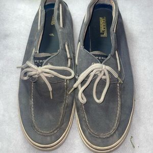 Mens Blue Sperry boat shoes